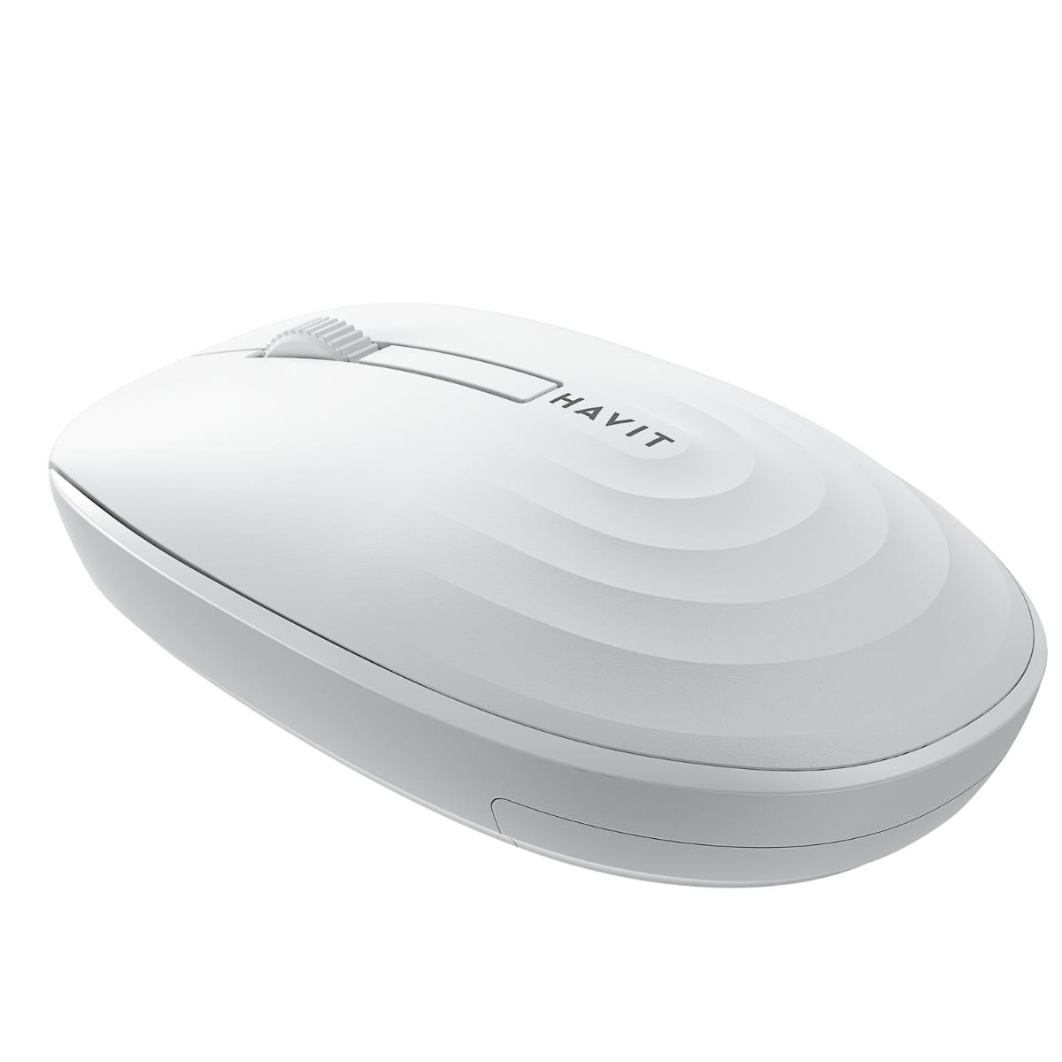 Havit MS93RF Kablosuz Mouse - 2.4GHz, 1600 DPI, Ergonomik Tasarım - Beyaz