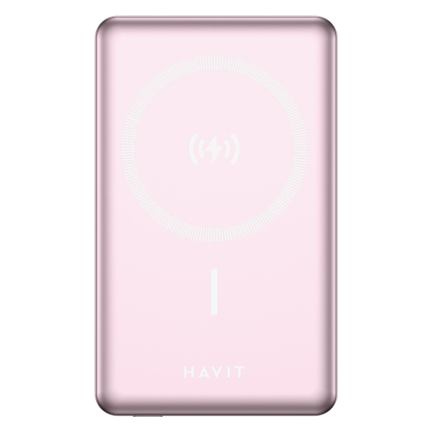 Havit PB5203 MageSafe Powerbank 10.000 mAh - Pembe
