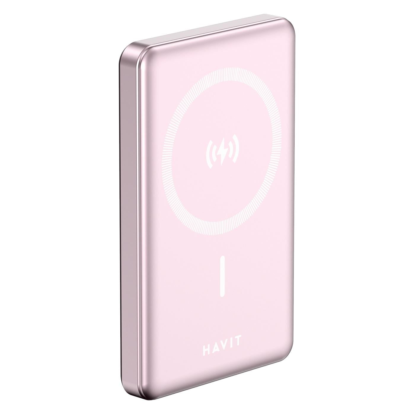 Havit PB5203 MageSafe Powerbank 10.000 mAh - Pembe