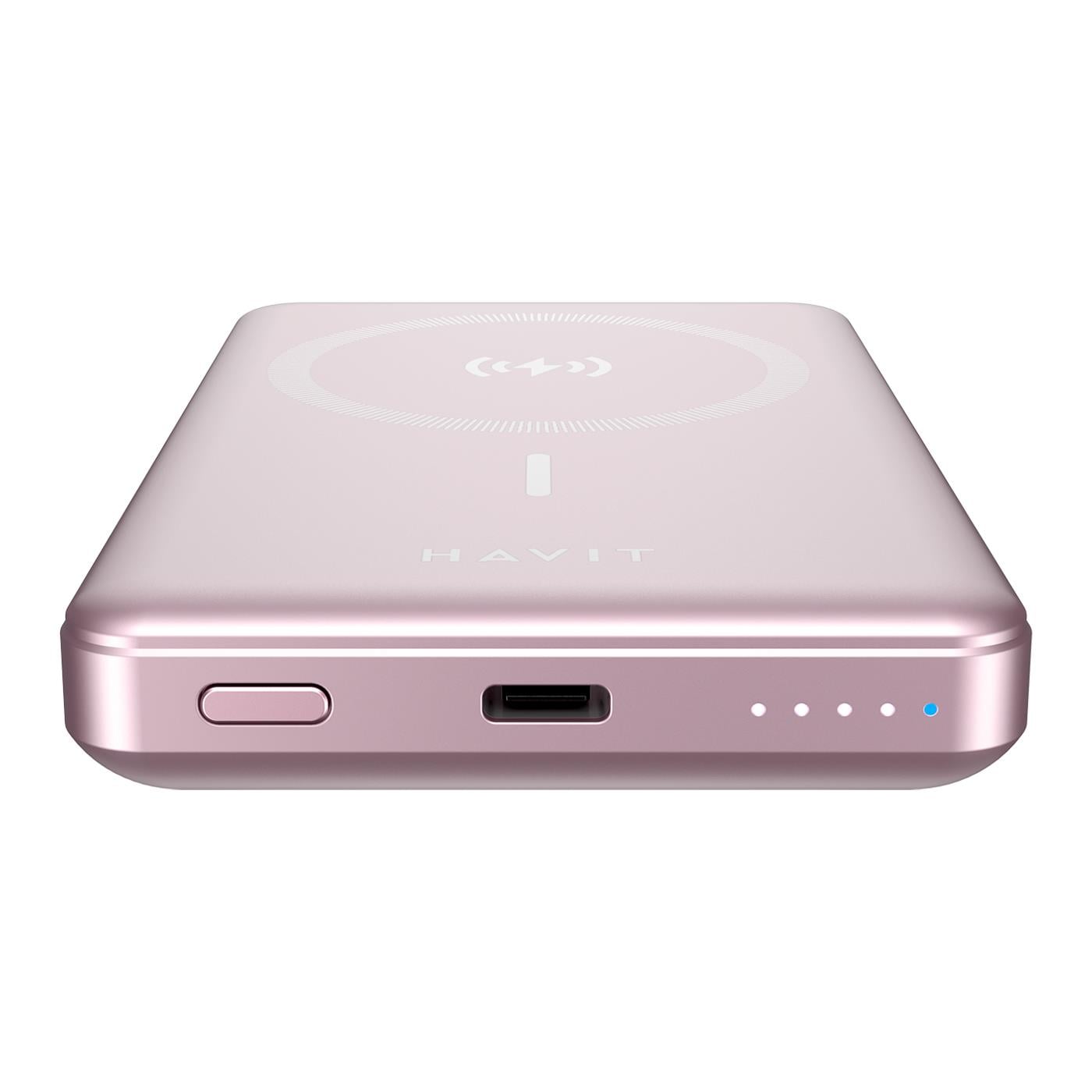 Havit PB5203 MageSafe Powerbank 10.000 mAh - Pembe