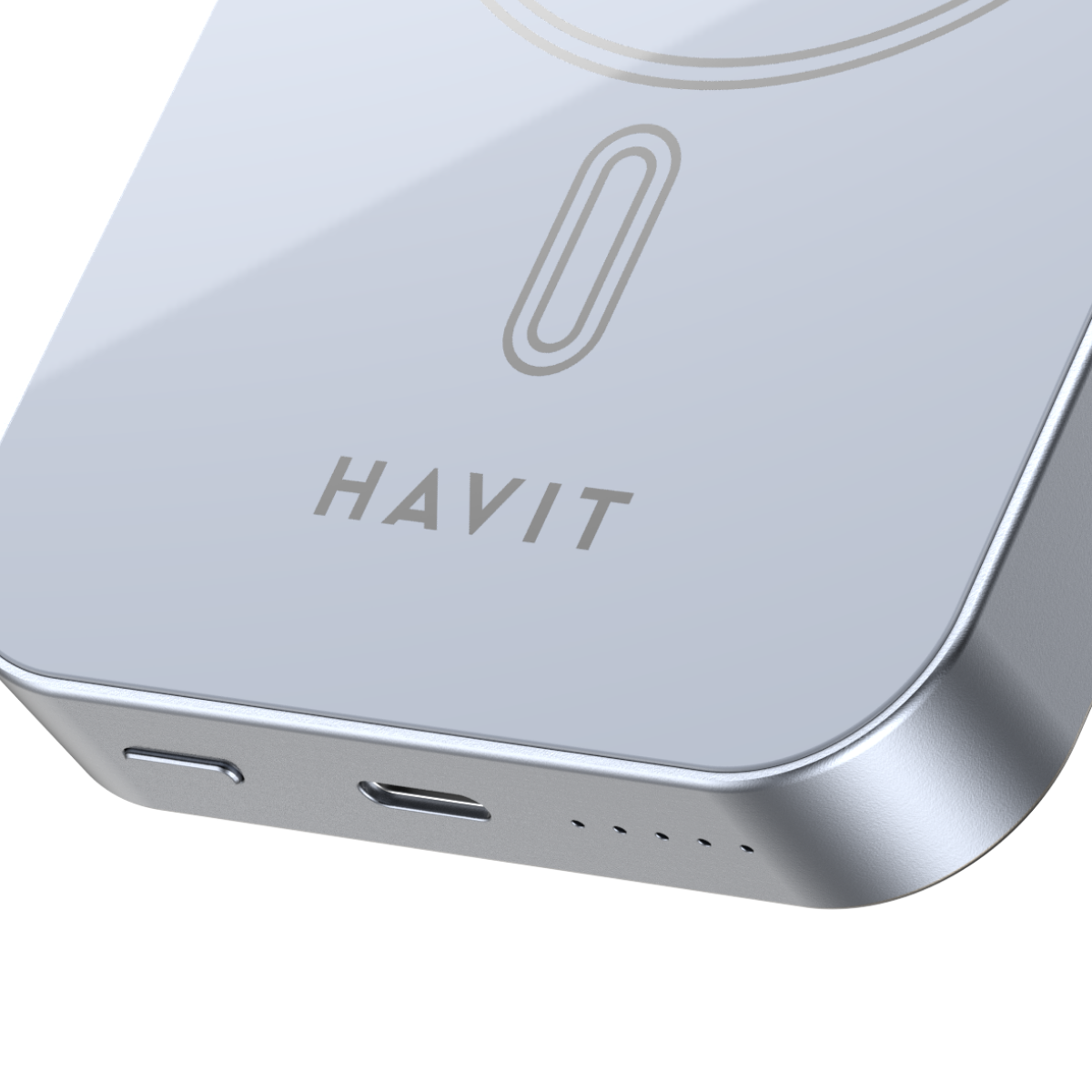 Havit PB5228 Titanium MagSafe 10.000mAh Powerbank – Titanyum