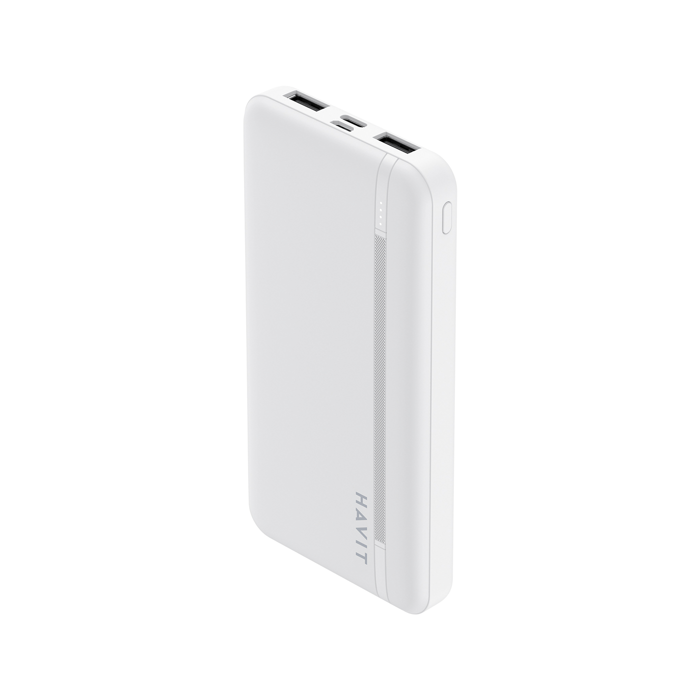 Havit PB89 10000mAh Power Bank Hızlı Şarj 18.5W USB + Type-C-Beyaz