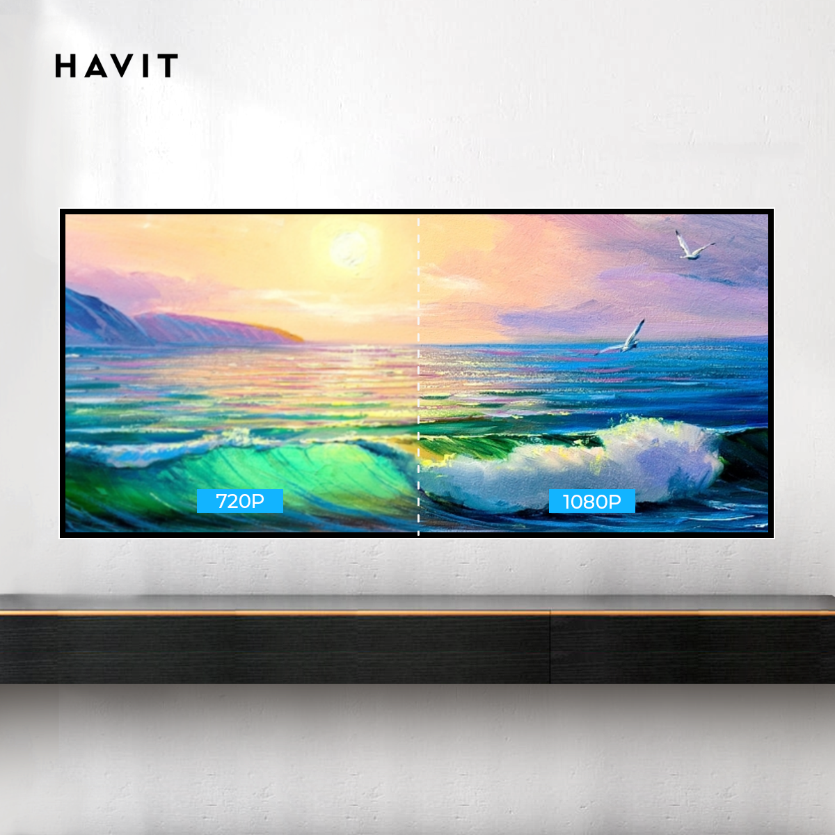Havit PJ211 Pro Projeksiyon Cihazı