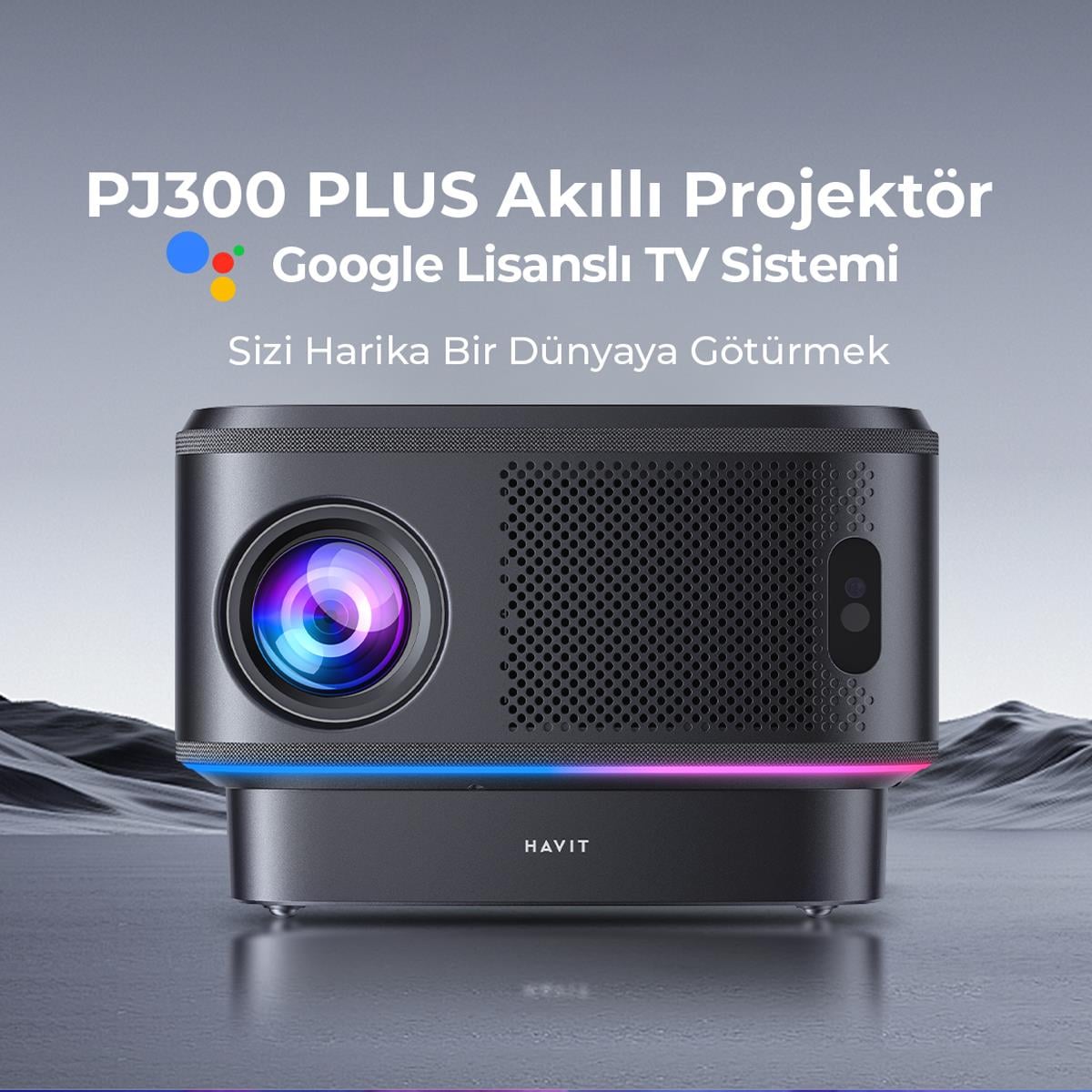 Havit PJ300 Plus Google Lisanslı Projeksiyon Cihazı - 1080p