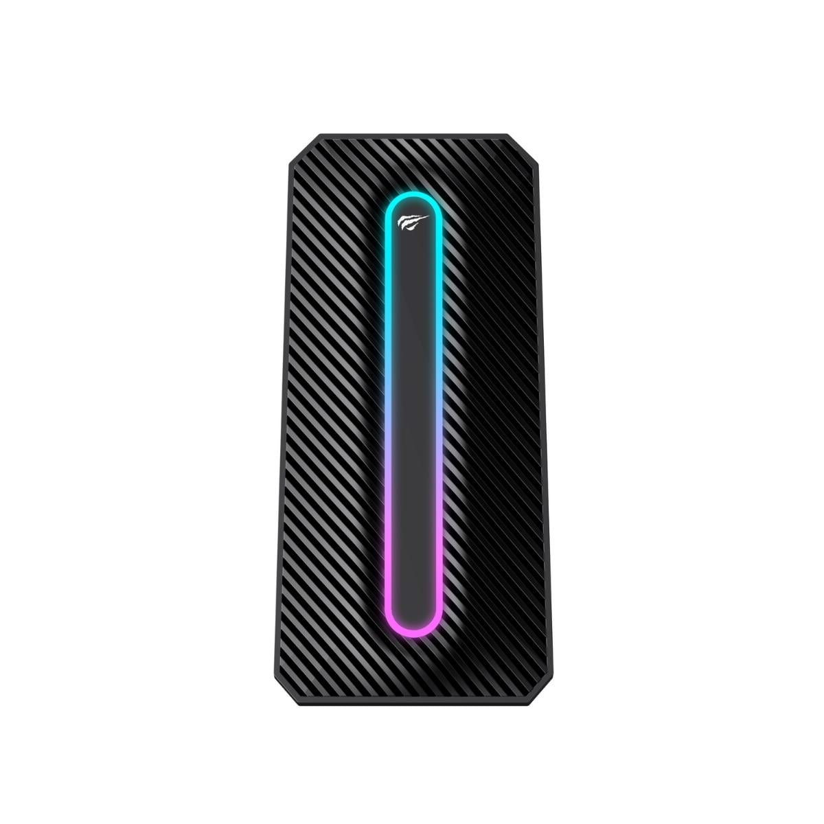 Havit SK216 RGB Işıklı Oyuncu Hoparlörü - Siyah