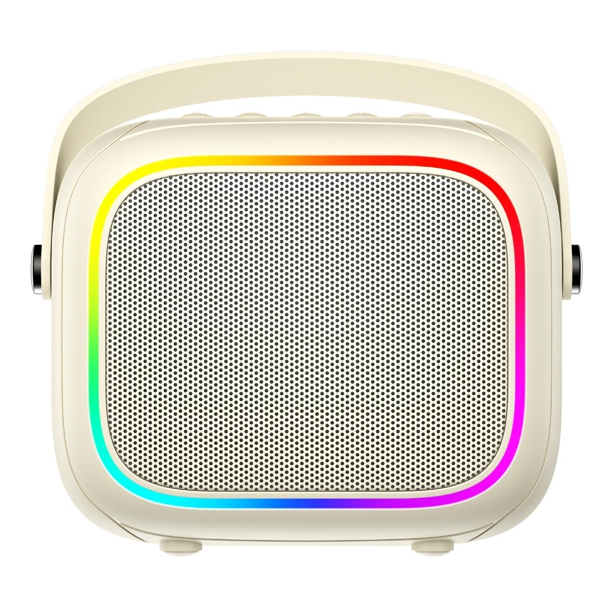 Havit SK818BT RGB Mikrofonlu Bluetooth Hoparlör - Mini - Bej