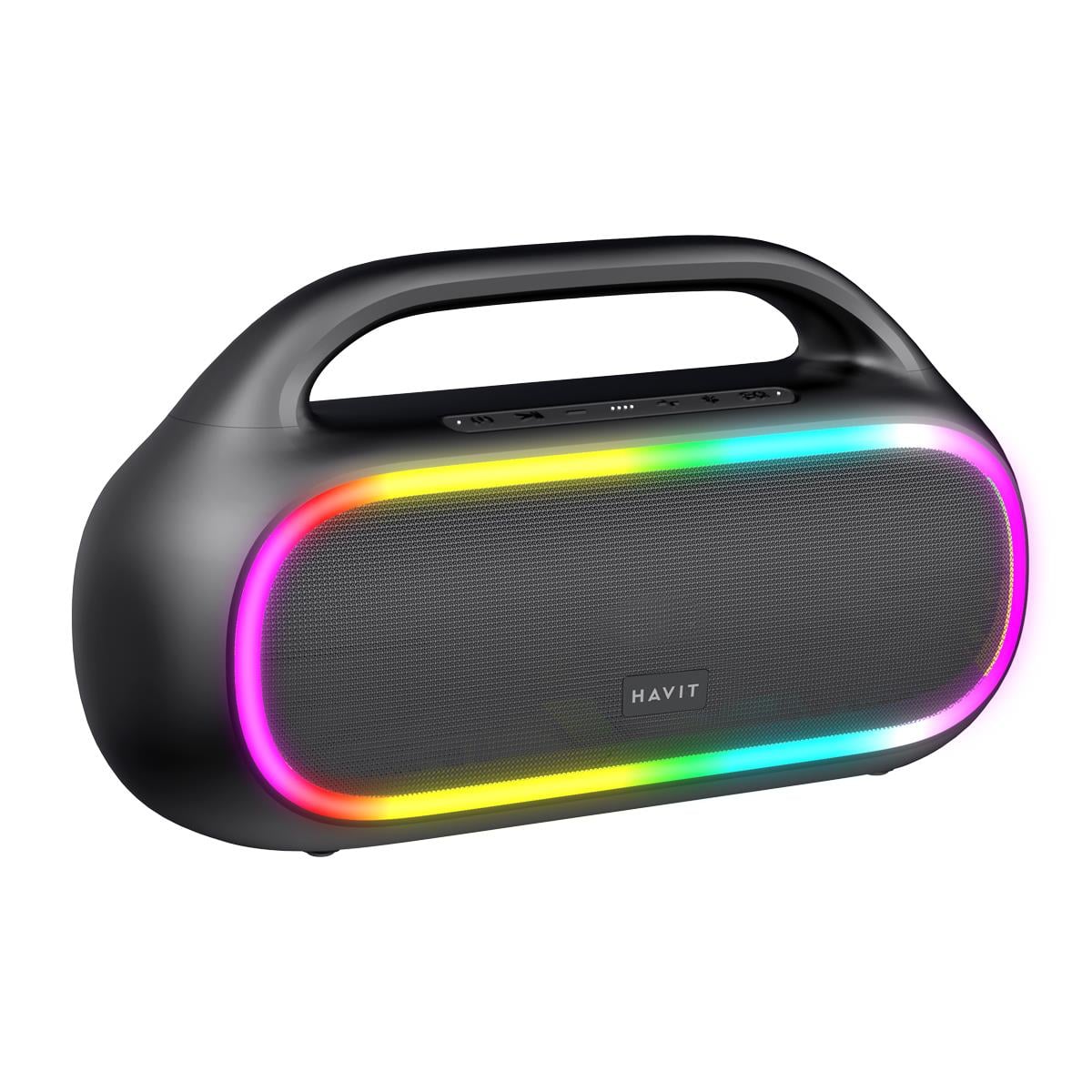 Havit SK862BT Yüksek Bass 25W*2 Su Geçirmez RGB Bluetooth Hoparlör