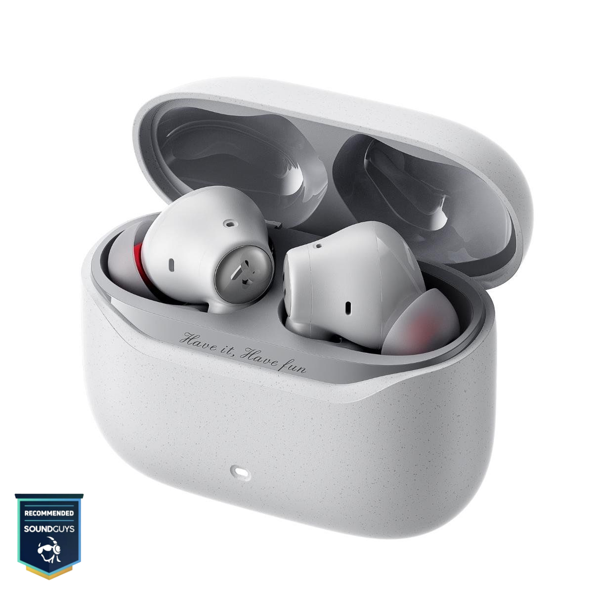 Havit SPACE NC01T TW991 PRO  TWS Kulaklık – Hybrid ANC+ENC, Bluetooth 6.0, 12mm Sürücü, Type-C, 7 Saat  - Beyaz