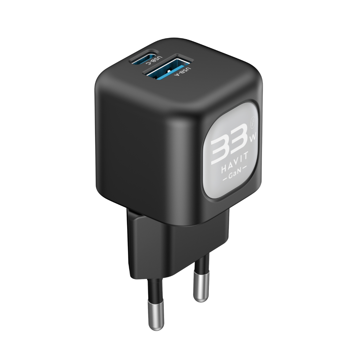 Havit UC230 33W Gan Teknoloji Hızlı Şarj Adaptörü - Type-C ve Usb