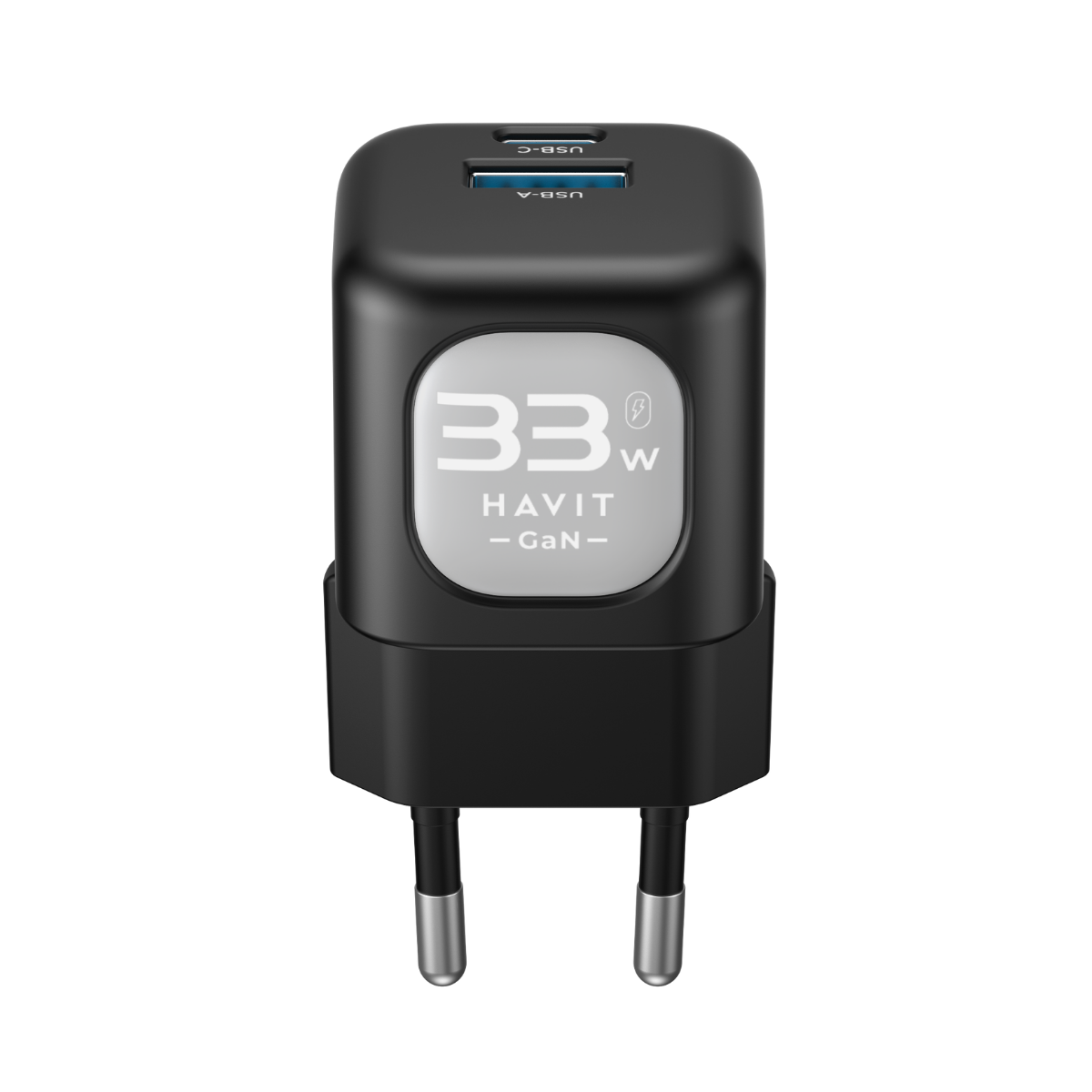 Havit UC230 33W Gan Teknoloji Hızlı Şarj Adaptörü - Type-C ve Usb