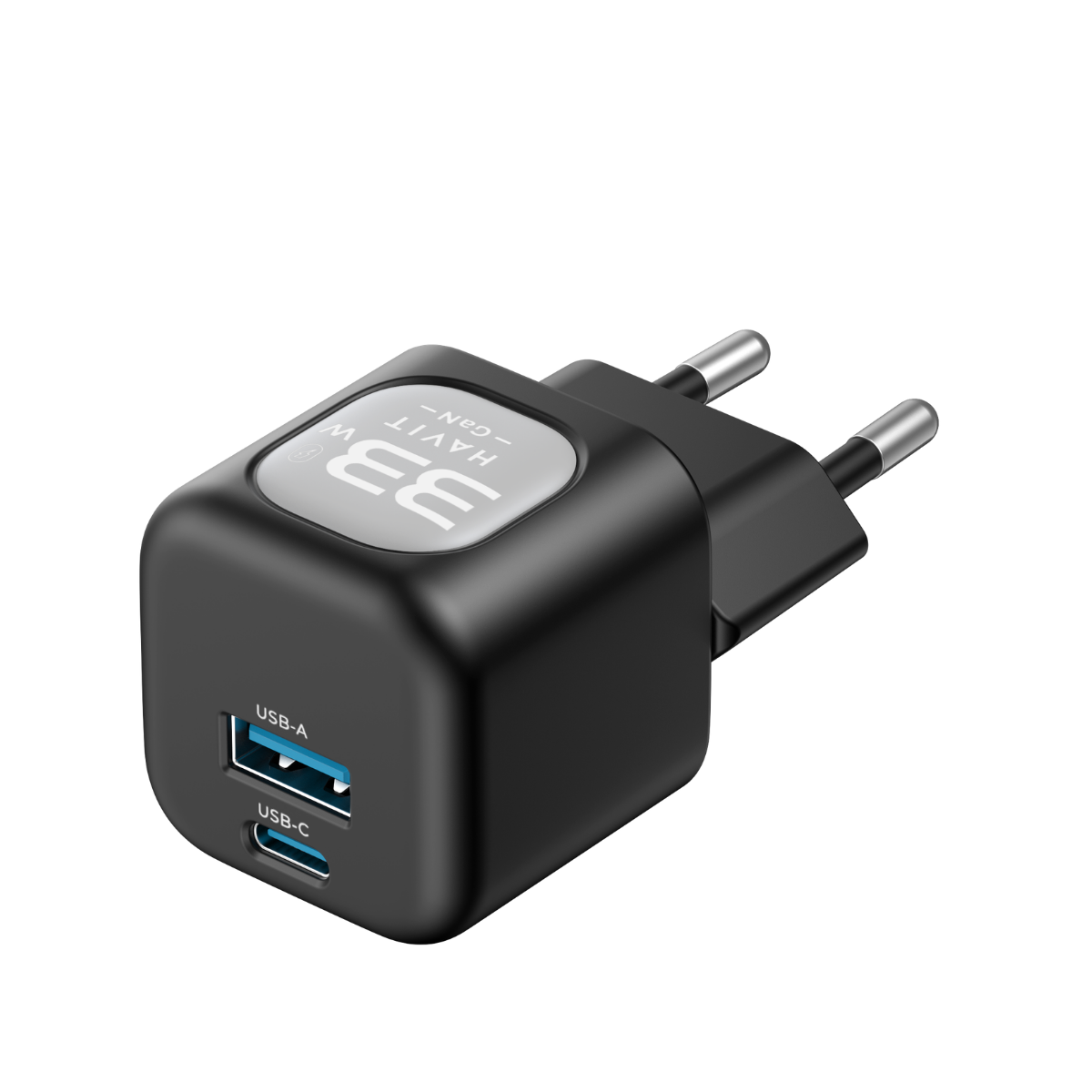 Havit UC230 33W Gan Teknoloji Hızlı Şarj Adaptörü - Type-C ve Usb