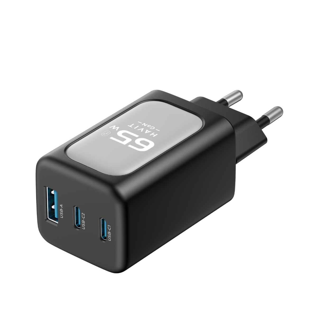 Havit UC260 Kablolu 65W Gan Teknoloji Hızlı Şarj Adaotörü -  Siyah
