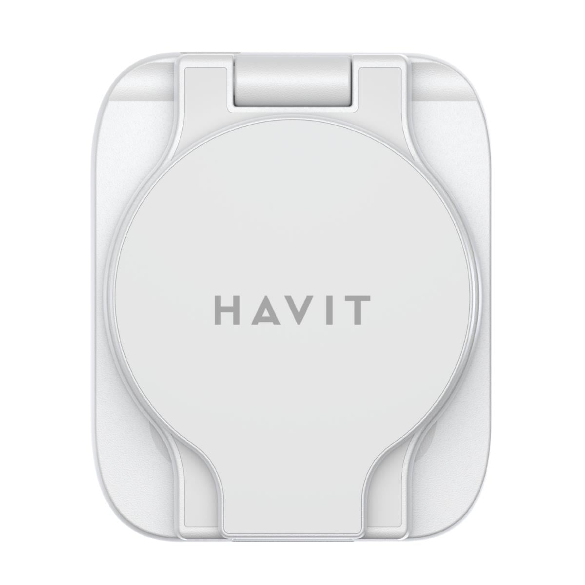 Havit W3038 Katlanabilir 3 in 1 Wireless Şarj Cihazı Beyaz - 15W