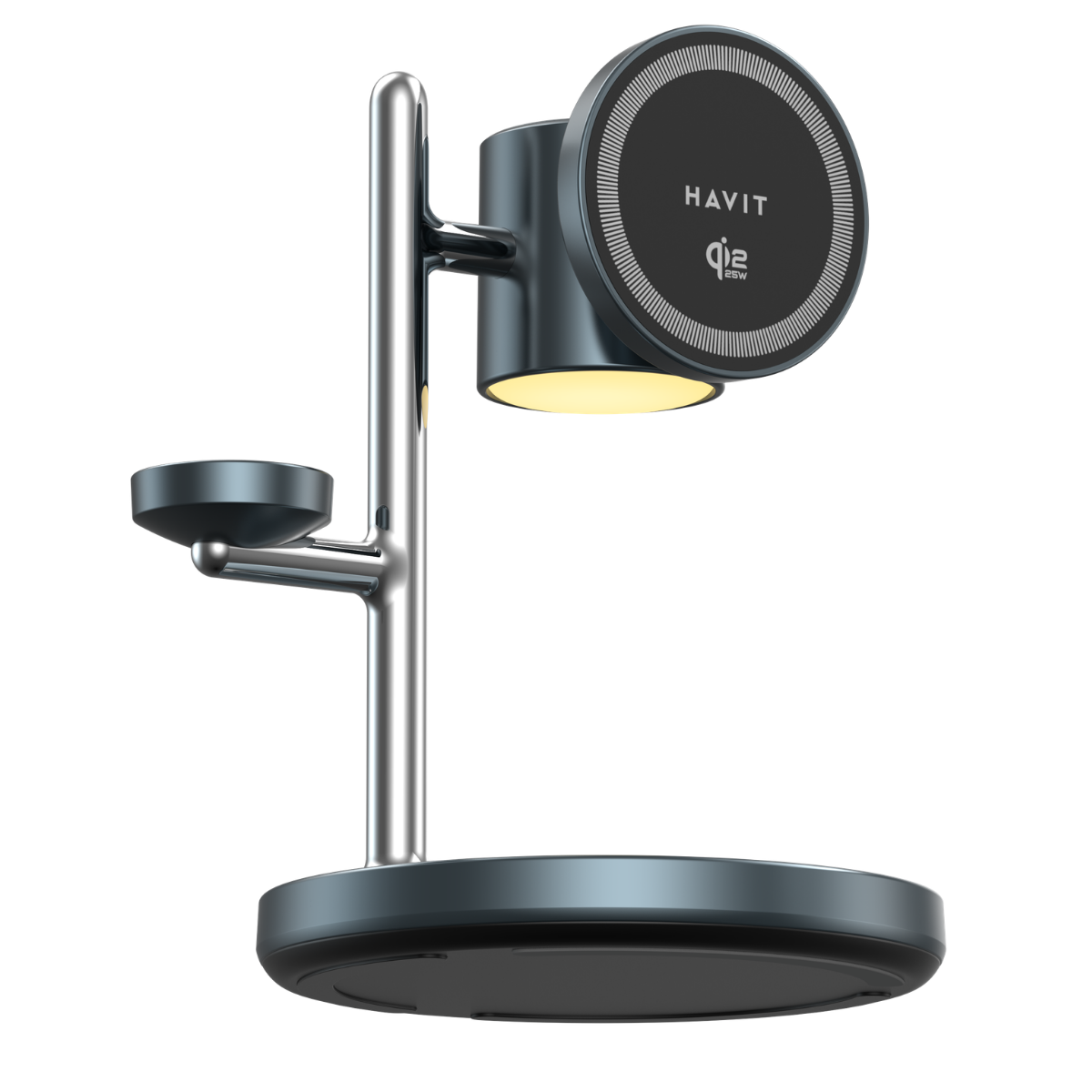 Havit W3113 Hızlı Wireless Şarj Stantı - Gri