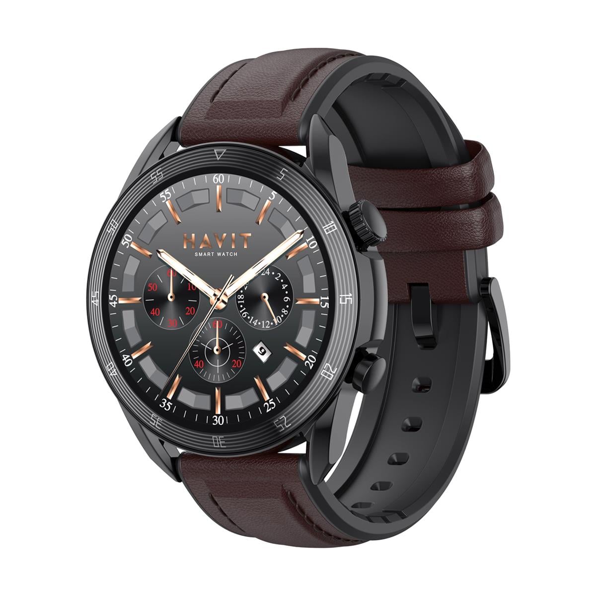 Havit Watch M9030 Pro Amoled Hd 46MM Akıllı Saat - Sesli Telefon Görüşmesi - Kahverengi