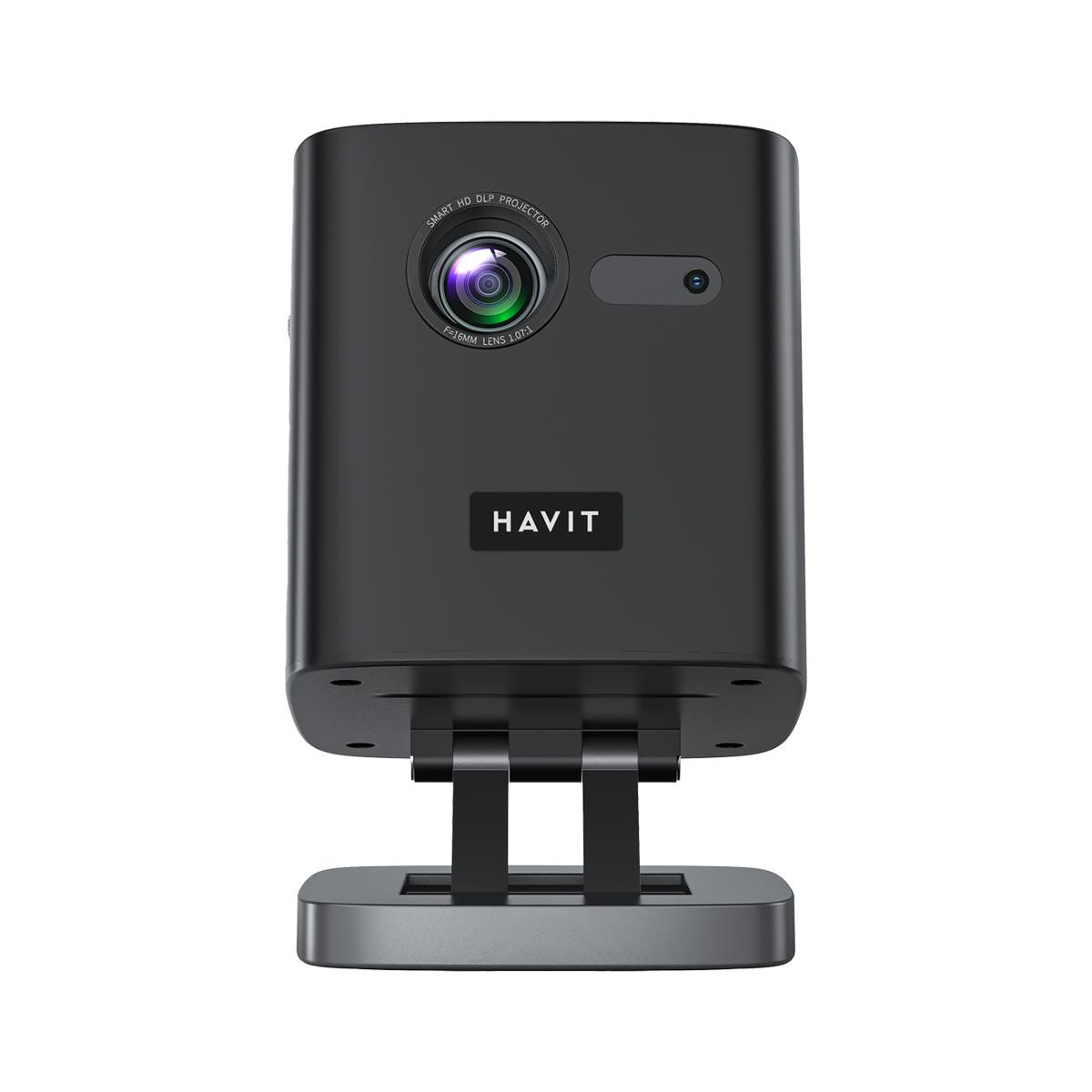 HavitPJ218 Pro Ruby Taşınabilir Bataryalı DLP Projeksiyon Cihazı (YouTube, Netflix, Exxen, Disney+)