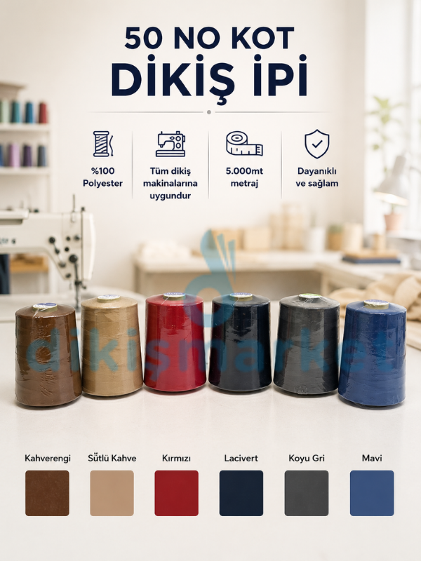 50 No Dikiş İpi Seti