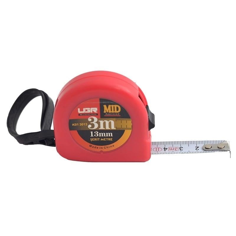 Çelik Şerit Metre 3mt x 13mm