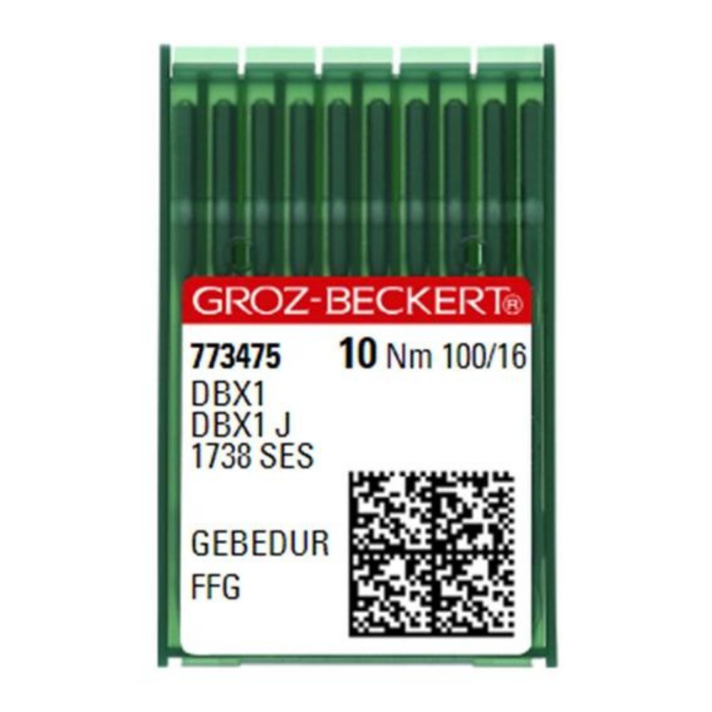 GROZ BECKERT DBX1 DÜZ MAKİNA İĞNESİ YANMAZ 16 NO (10 ADET)