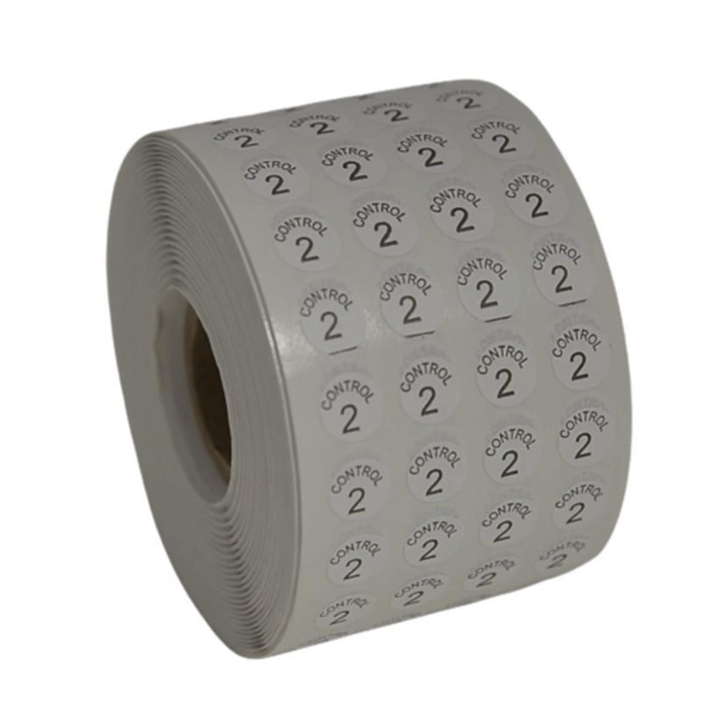 KONTROL ETİKETİ 2 NO (1 RULO 10.000 ADET)
