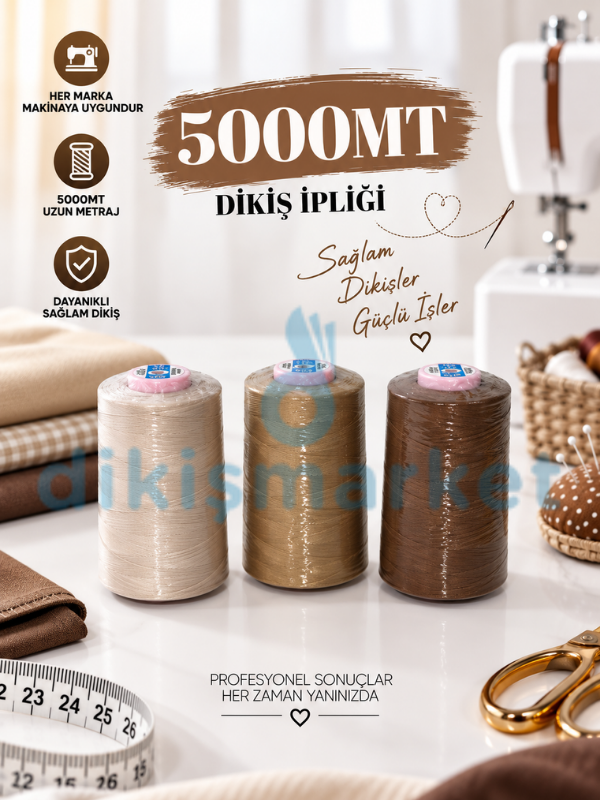 Oltalı 120 Numara 3'lü Kahveli Set