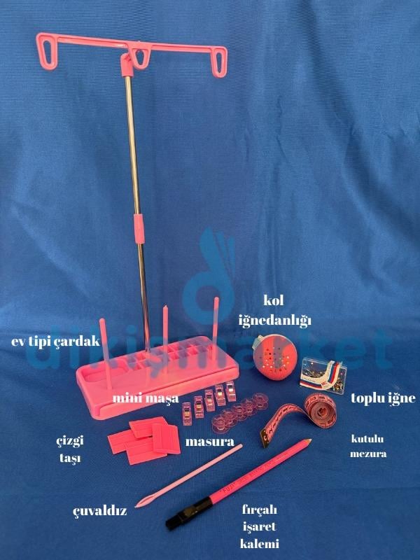 PRATİK DİKİŞ SETİ (PEMBE)