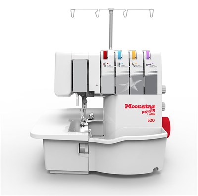  Moonstar 520 Ev Tipi 2-3-4 İplik Overlok Makinası Çok Fonksiyonlu Profesyonel Dikiş Makinası