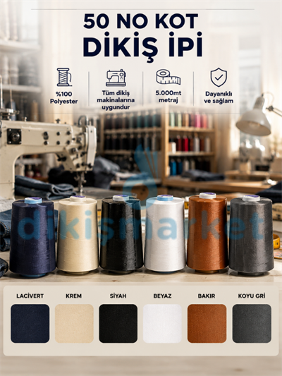 50 No Dikiş İpi Seti