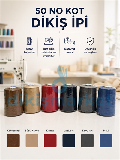 50 No Dikiş İpi Seti