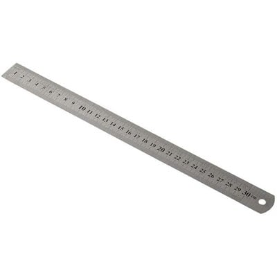 Çelik Cetvel 30cm