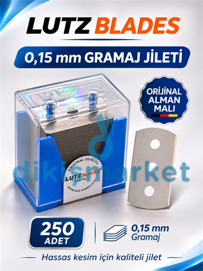 Hassas Kumaş Terazi Gramaj Jilet 0.15MM 250ADET