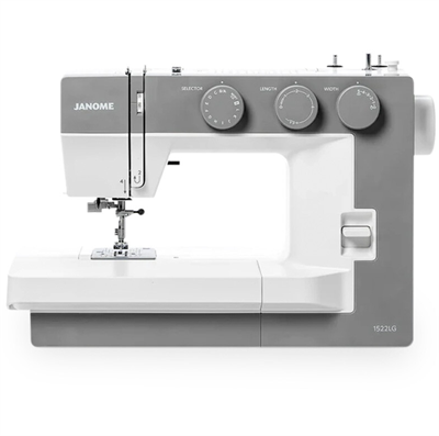 Janome 1522LG Dikiş Makinesi | Ev Tipi Dikiş Makinesi | Aile Tipi Dikiş Makinesi | 23 Adet Değişik Dekoratif Dikiş | 5 mm Genişliğinde Zigzak | Gri