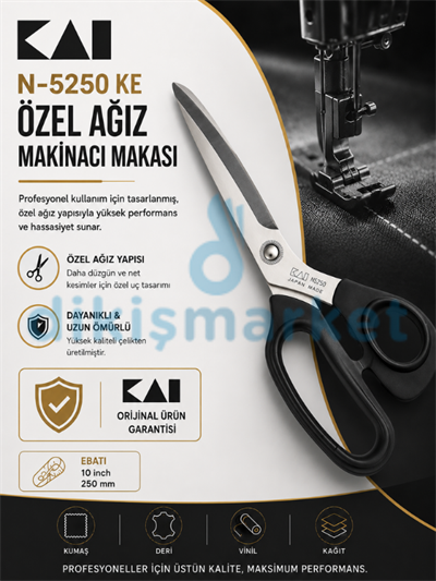 Kai N-5250 KE Özel Ağız Makinacı Makası