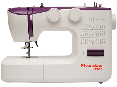 Moonstar 990P Mor Ev Tipi Elektronik Dikiş Makinesi | 36 Desen | 4mm Zigzag | 4 Adımda İlik Açabilme