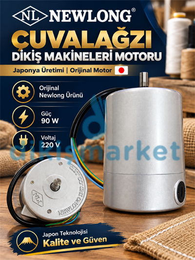 Newlong Çuval Ağzı Dikiş Makinası Motoru