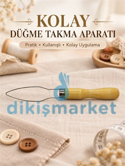 Pratik Düğme Takma Aparatı / SCB20