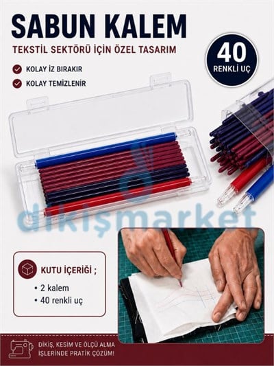 Sabun Çizgi Kalem Renkli