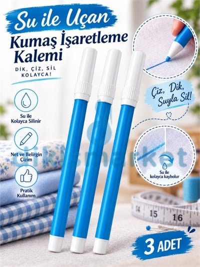 Su İle Uçan Kumaş İşaretleme Kalemi