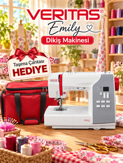Veritas Emily Ev Tipi Dikiş Makinesi 80 Dikiş Programlı