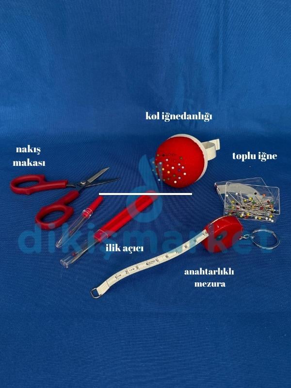 DİKİŞ AKSESUARLARI KIRMIZI