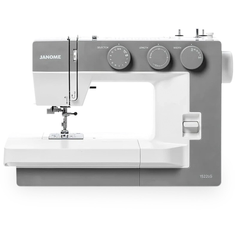 Janome 1522LG Dikiş Makinesi | Ev Tipi Dikiş Makinesi | Aile Tipi Dikiş Makinesi | 23 Adet Değişik Dekoratif Dikiş | 5 mm Genişliğinde Zigzak | Gri