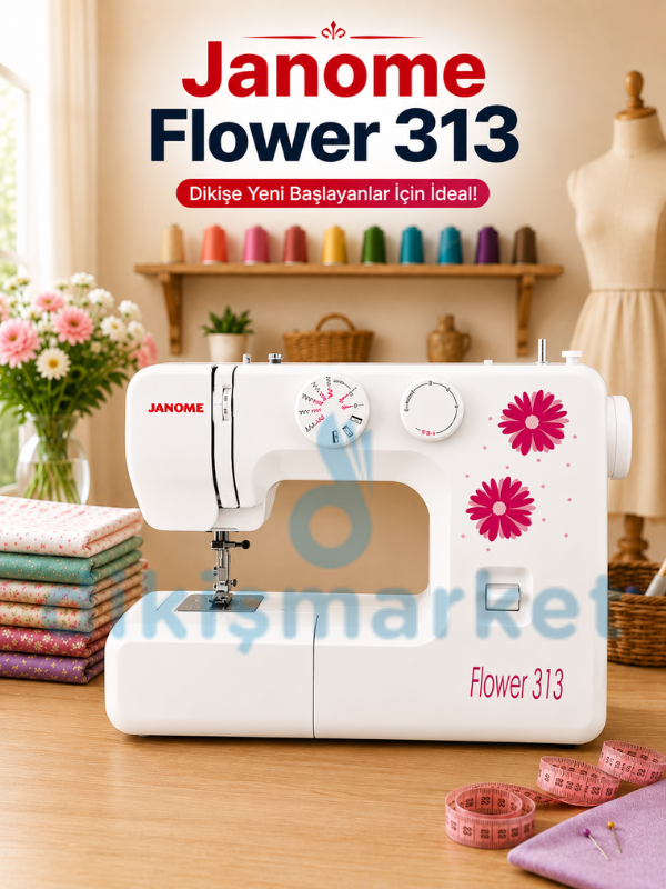 Janome 313 Flower Dikiş Makinası
