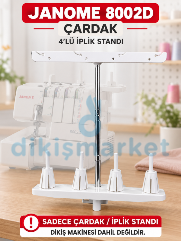 Janome 8002d Overlok Makinası Çardağı
