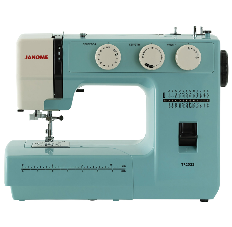 Janome TR 2023 Dikiş Makinesi|23 Adet Dekoratif Dikiş|5 mm Genişliğinde Zigzak|Tek Adımda İlik Açabilme