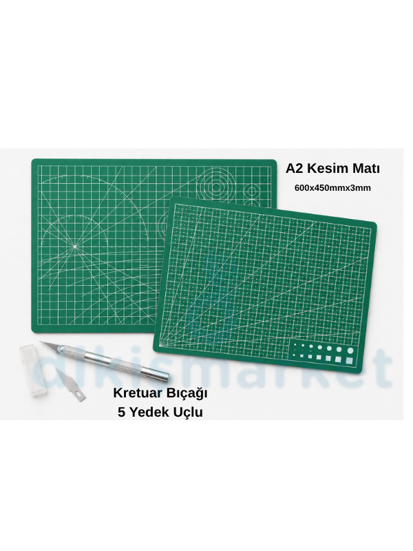 Kesim Matı 600x450mmx3mm|A2 Mat|Kretuar Bıçak