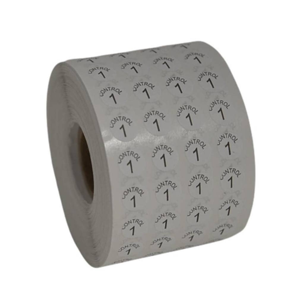 KONTROL ETİKETİ 1 NO (1 RULO 10.000 ADET)
