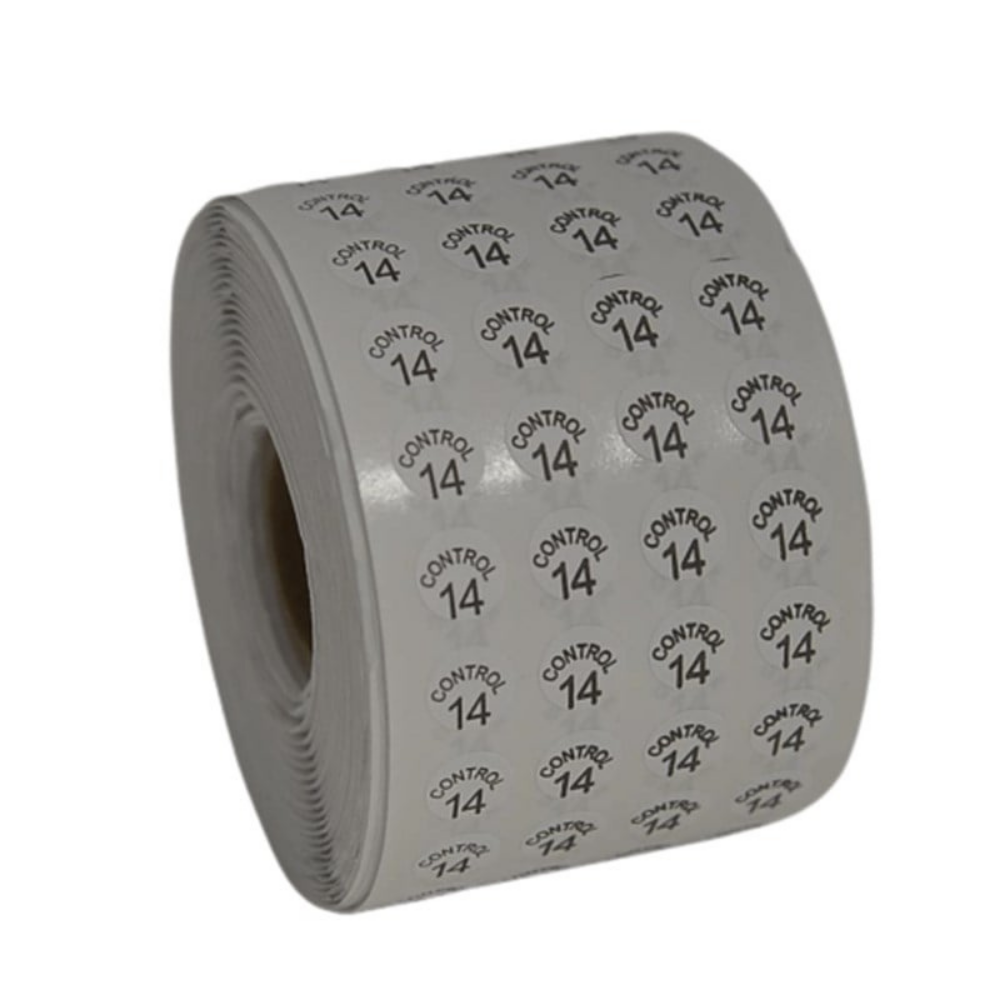 KONTROL ETİKETİ 14 NO (1 RULO 10.000 ADET)