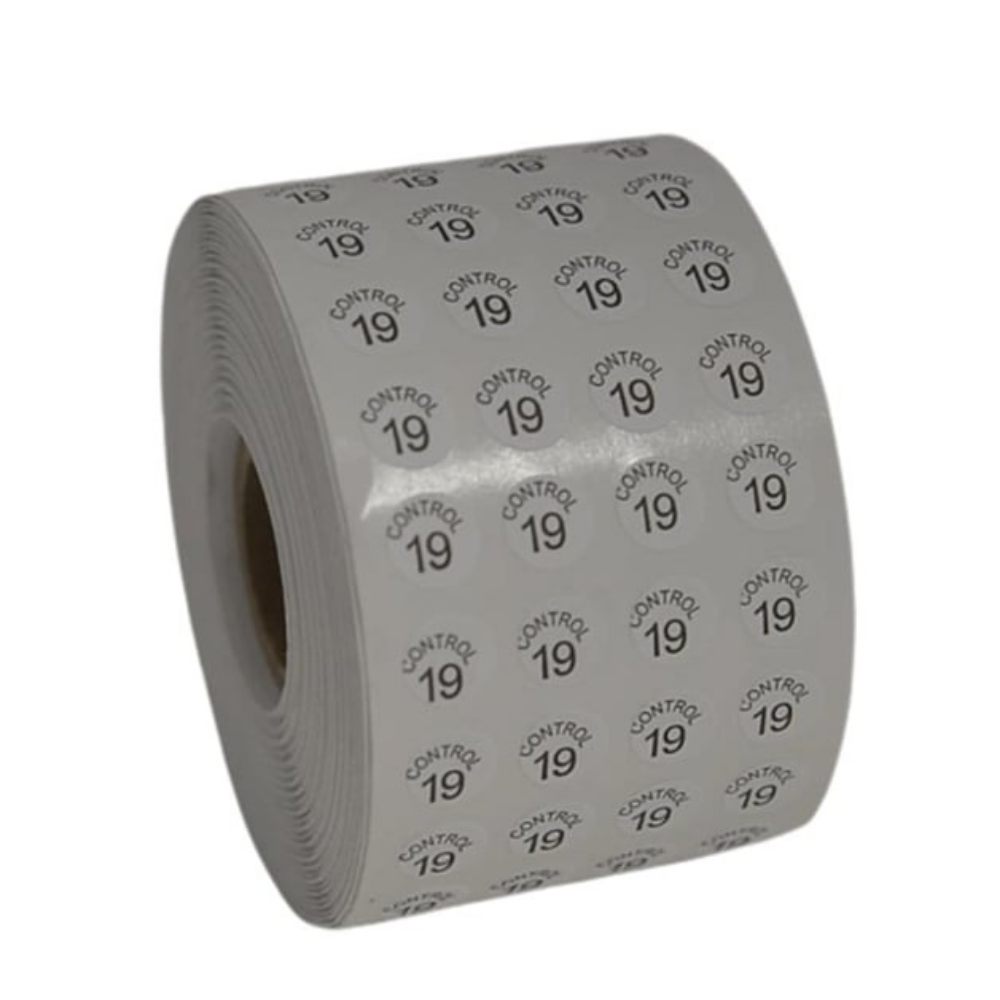 KONTROL ETİKETİ 19 NO (1 RULO 10.000 ADET)