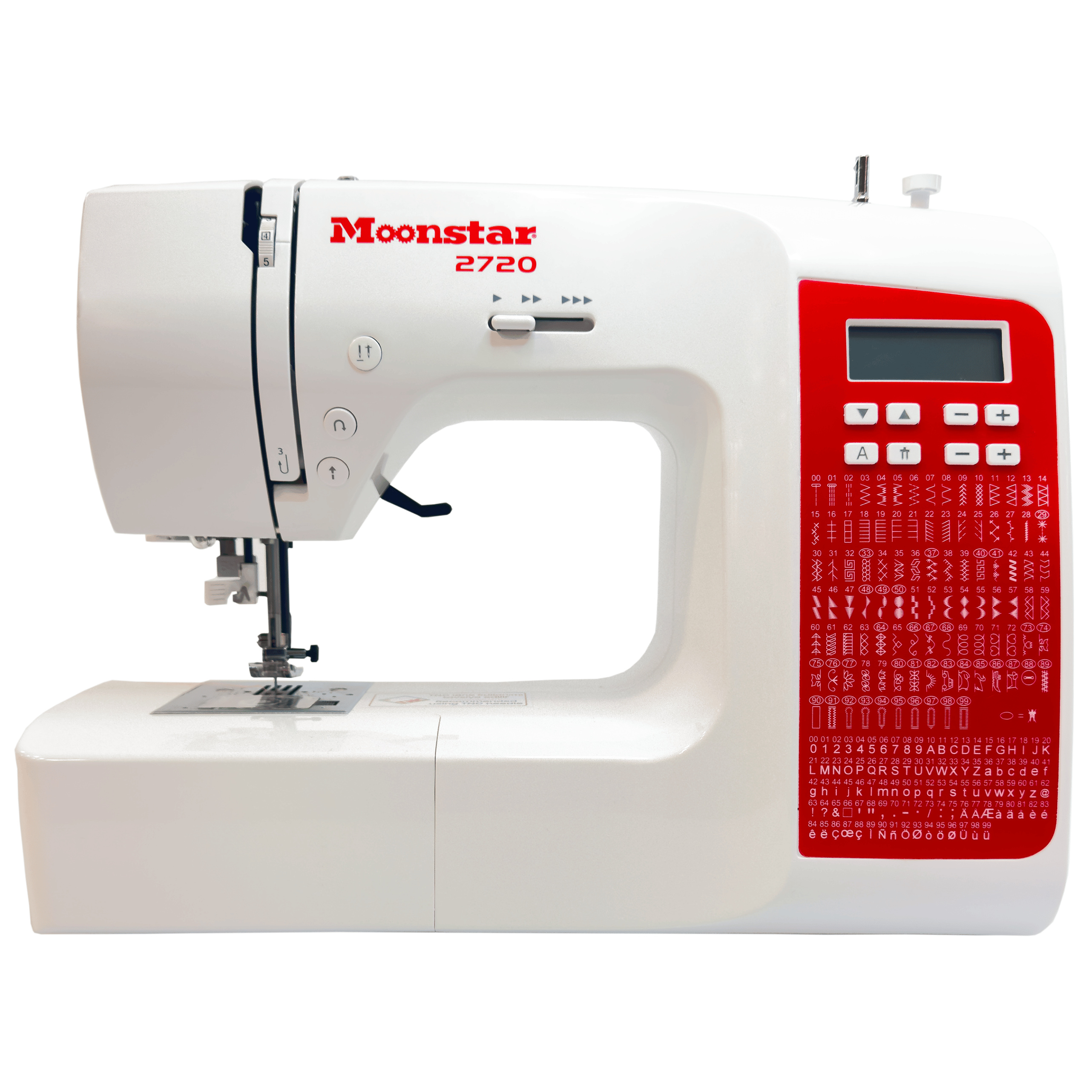 Moonstar 2720 Ev Tipi Elektronik Dikiş Nakış ve Piko Makinesi | 200 Desen | Dahili 6 Farklı Dikiş Ayağı | 7mm Zigzag |Tek Adımda İlik Açabilme | Tam Devir