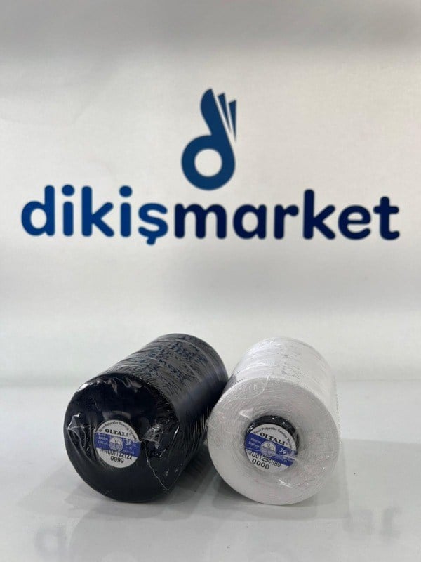 Oltalı 36 Numara Siyah-Beyaz Dikiş İp Seti